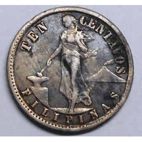 PHILIPPINES 10 Centavos...