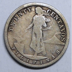 PHILIPPINES 20 Centavos...