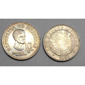 PHILIPPINES 10 Sentimos 1980