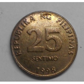 PHILIPPINES 25 Sentimos 1998