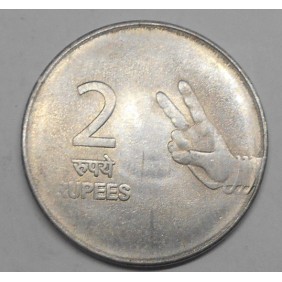 INDIA 2 Rupees 2008 C