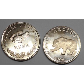 CROATIA 5 Kuna 2008