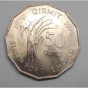 FIJI 50 Cents 1979 FAO