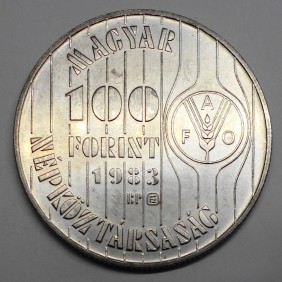 HUNGARY 100 Forint 1983 FAO