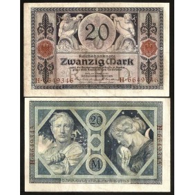 GERMANY 20 Mark 1915