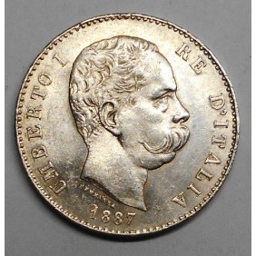 1 Lira 1887 AG