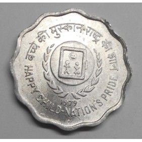 INDIA 10 Paise 1979 B Year...
