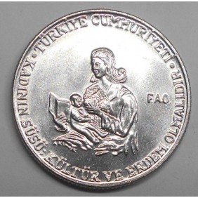 TURKEY 50 Kurus 1978 FAO