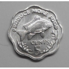 SEYCHELLES 5 Cents 1977 FAO