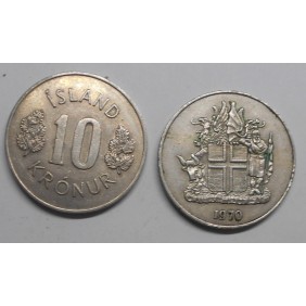 ICELAND 10 Kronur 1970
