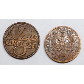 POLAND 2 Grosze 1935