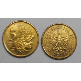 POLAND 5 Groszy 2010