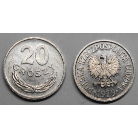 POLAND 20 Groszy 1979