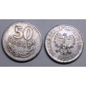 POLAND 50 Groszy 1957