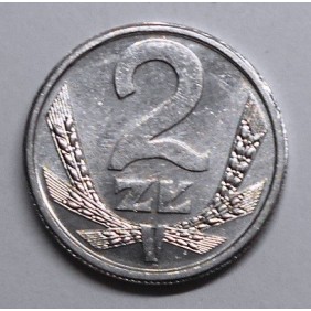 POLAND 2 Zlote 1989