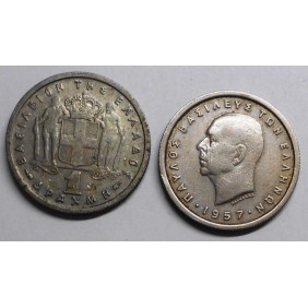 GREECE 1 Drachma 1957