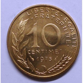 FRANCE 10 Centimes 1975
