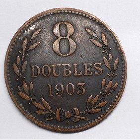 GUERNSEY 8 Doubles 1903
