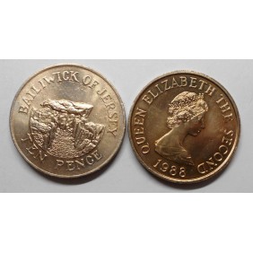 JERSEY 10 Pence 1988