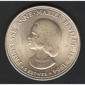 DENMARK 5 Kroner 1964 AG...