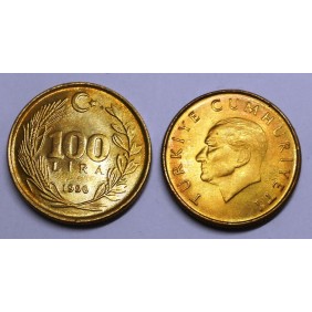 TURKEY 100 Lira 1990