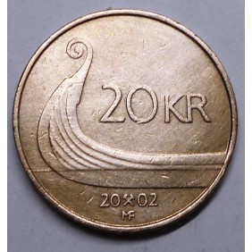 NORWAY 20 kroner 2002 Harald V
