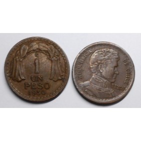 CHILE 1 Peso 1950