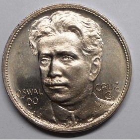 BRAZIL 400 Reis 1937 O. Cruz