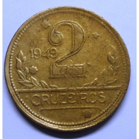 BRAZIL 2 Cruzeiros 1949