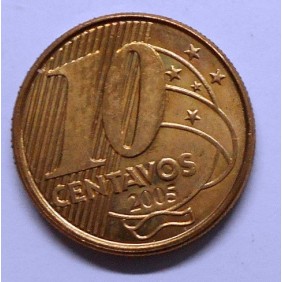 BRAZIL 10 Centavos 2005