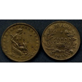 BRAZIL 1000 Reis 1927