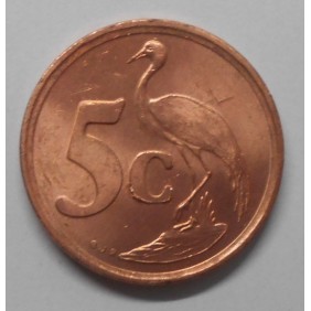 SOUTH AFRICA 5 Cents 1997