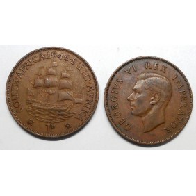SOUTH AFRICA 1 Penny 1946
