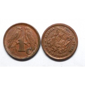 SOUTH AFRICA 1 Cent 1991