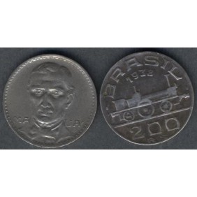 BRAZIL 200 Reis 1938...