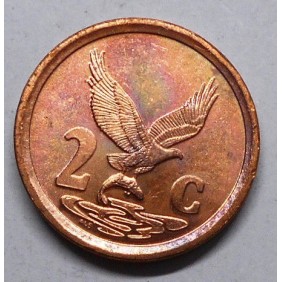 SOUTH AFRICA 2 Cents 1997