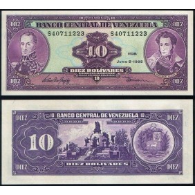 VENEZUELA 10 Bolivares 1995