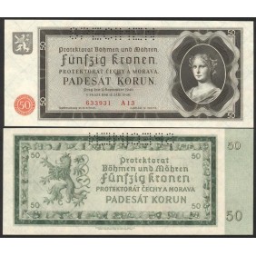 BOHEMIA & MORAVIA 50 Korun...