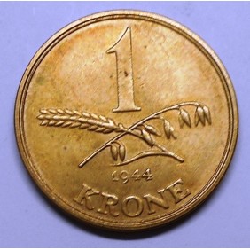 DENMARK 1 Krone 1944