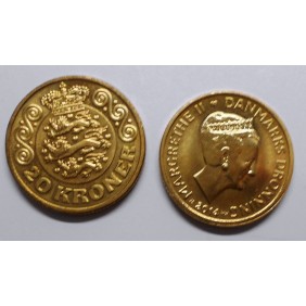 DENMARK 20 Kroner 2014