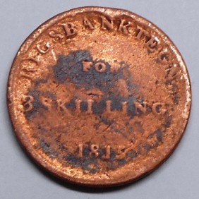 DENMARK 3 Skilling 1815