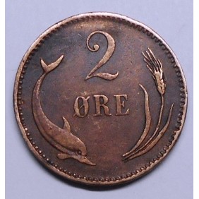 DENMARK 2 Ore 1889