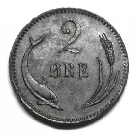 DENMARK 2 Ore 1889