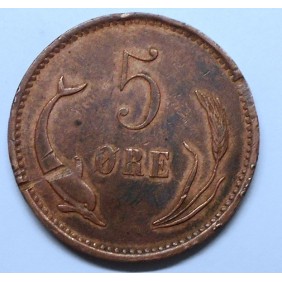 DENMARK 5 Ore 1899
