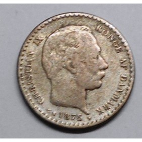 DENMARK 10 Ore 1875 AG