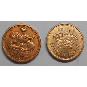 DENMARK 25 Ore 1994