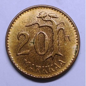 FINLAND 20 Markkaa 1961