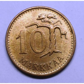 FINLAND 10 Markkaa 1958