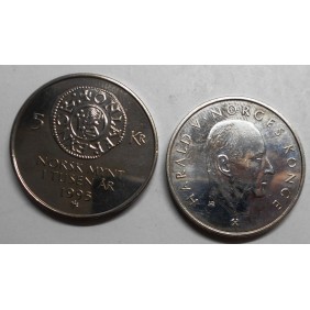 NORWAY 5 Kroner 1995 - 1000...