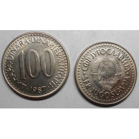 YUGOSLAVIA 100 Dinara 1987